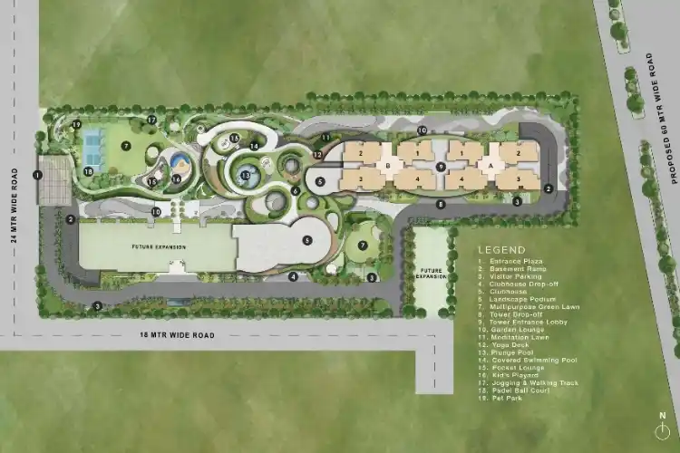 Site Plan of Conscient Elaira Residences